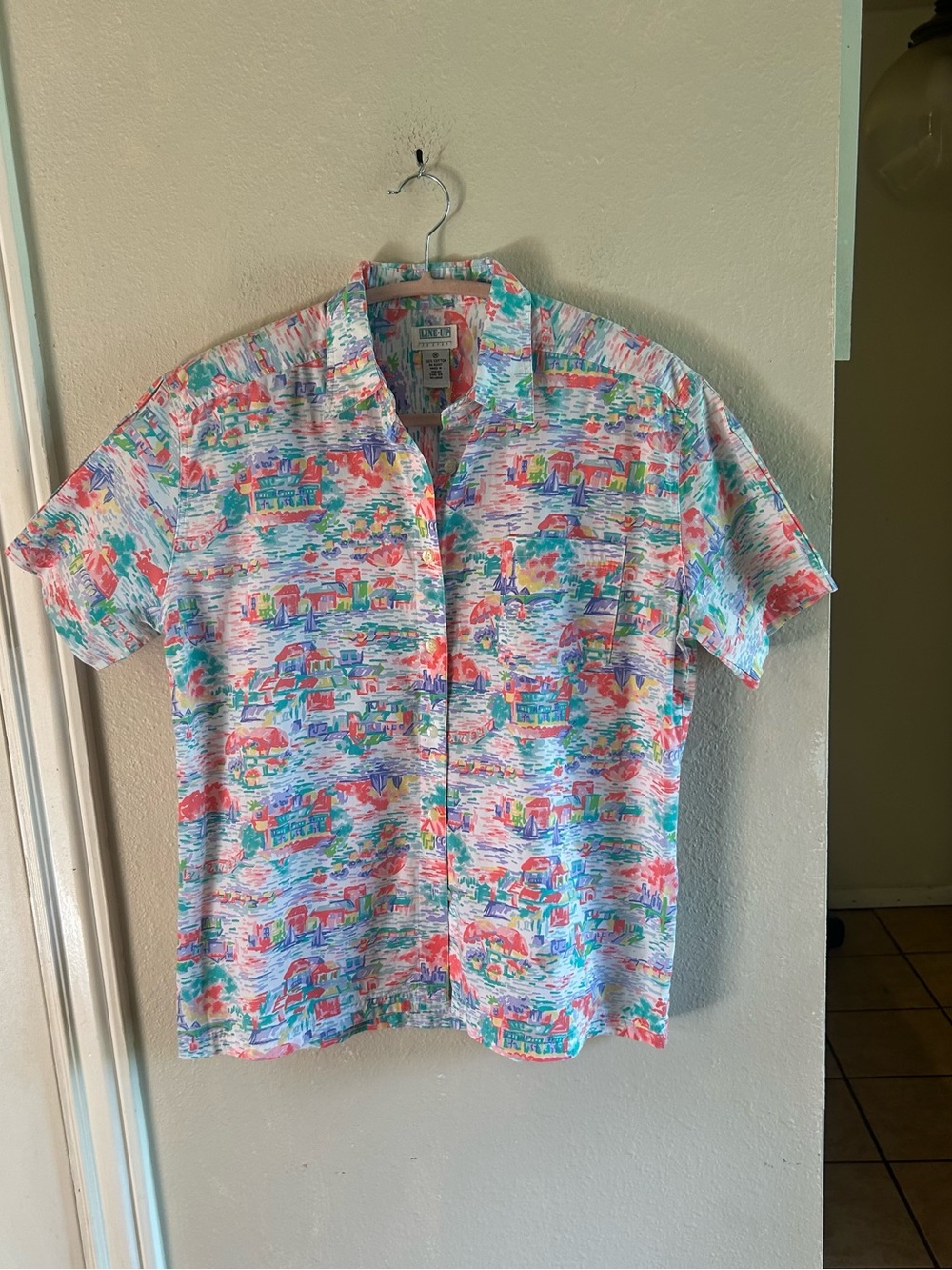 Vintage Line-up Beach Boys 80’s Surf Kitschy Tiki Hawaii Vacation Women’s Med